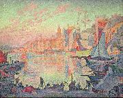 Paul Signac The Port of SaintTropez, oil